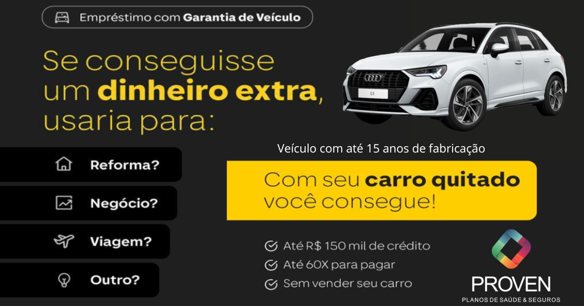 Veículos com até 15 anos de fabricação.